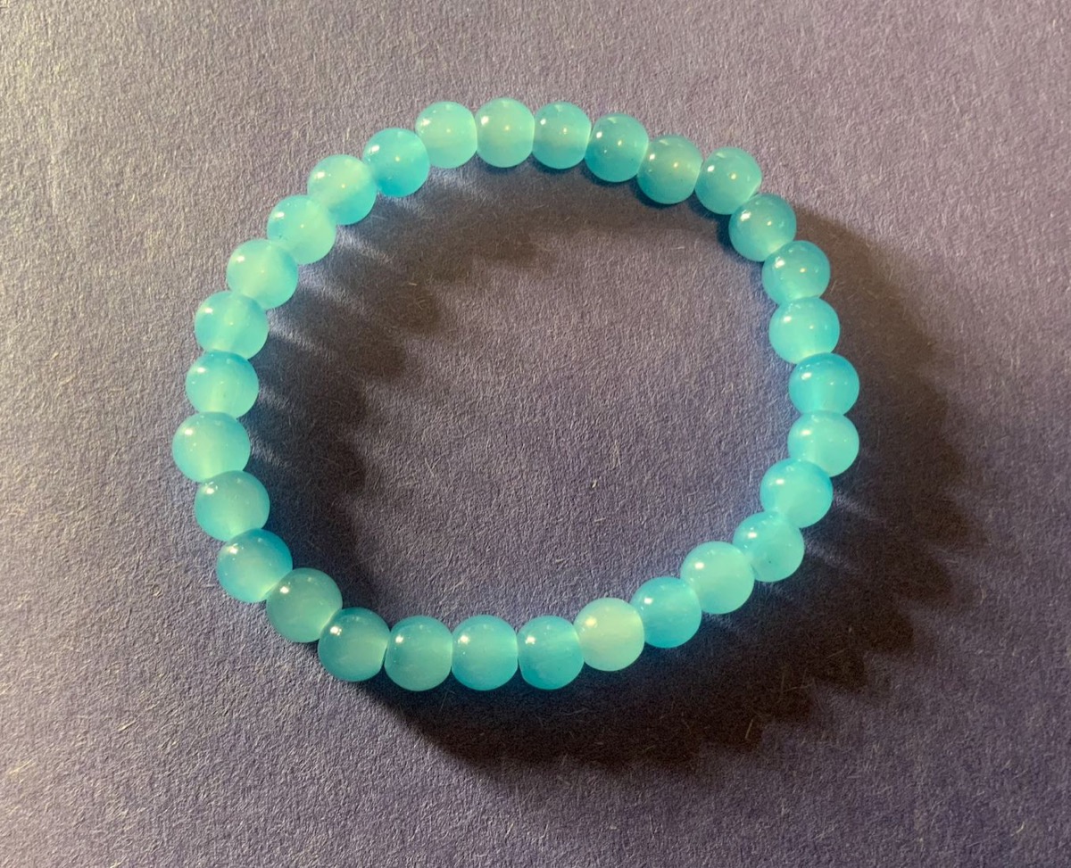 Turquoise Glass Bracelet