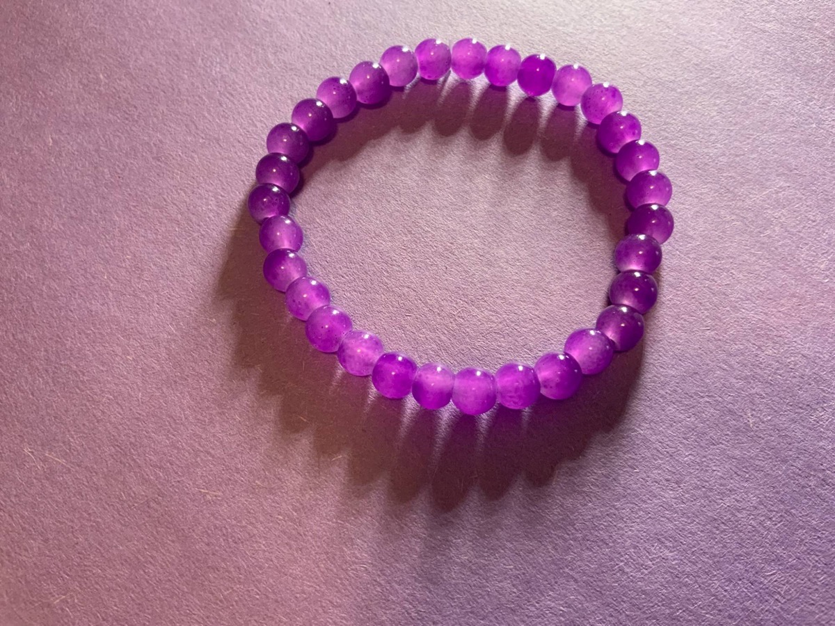Purple Glass Bracelet